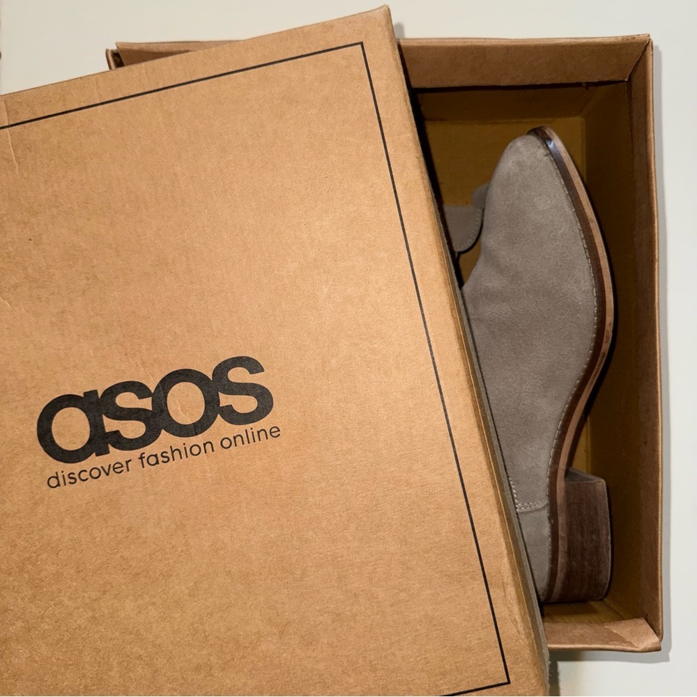 ASOS women’s Chukka Boots in Taupe Suede